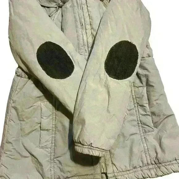 Outback Red Gray Insulated Puffer Jacket Size 34 (Small) Hooded Faux Fur Trim - Picture 4 of 10